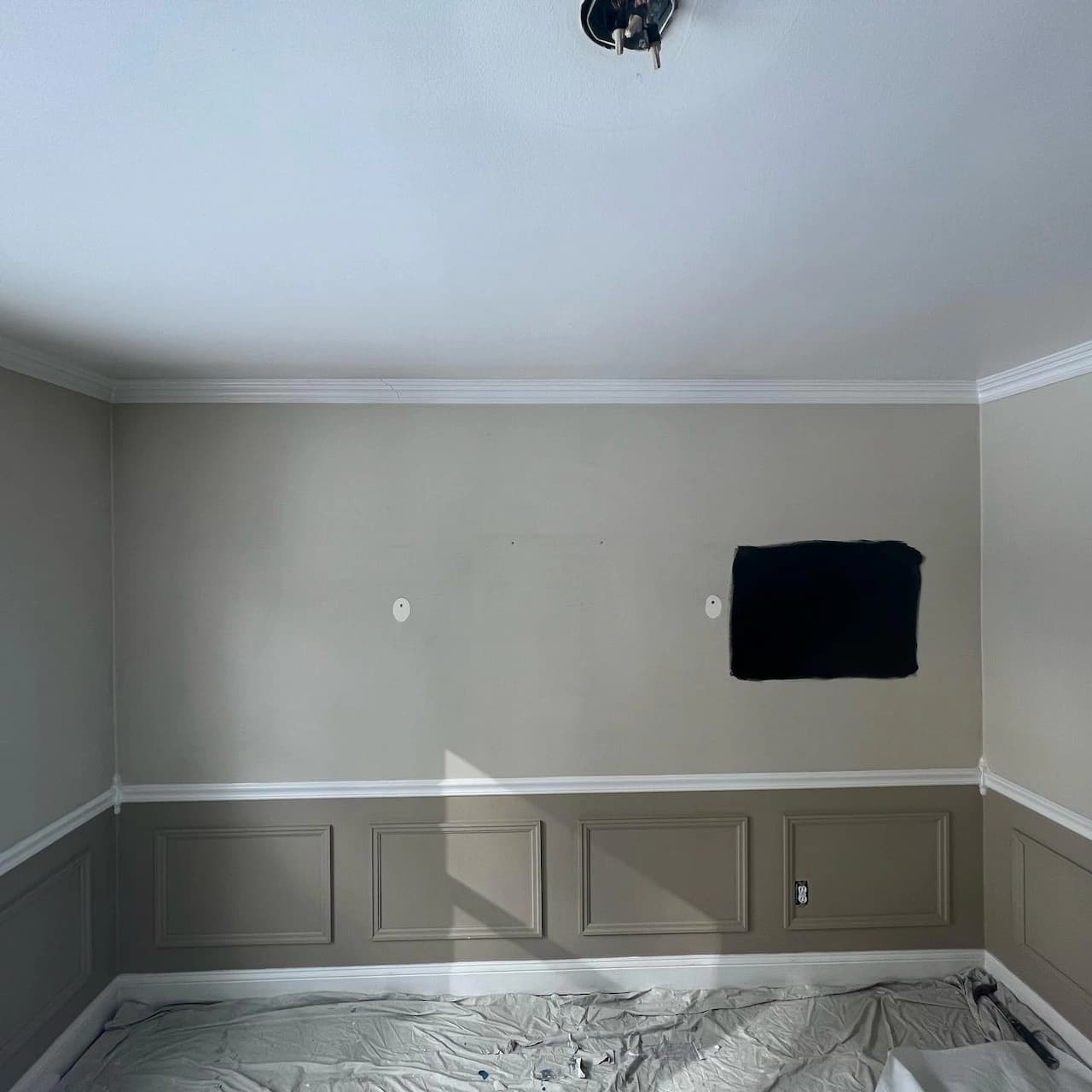 Before shot of Bold Dining Room Update